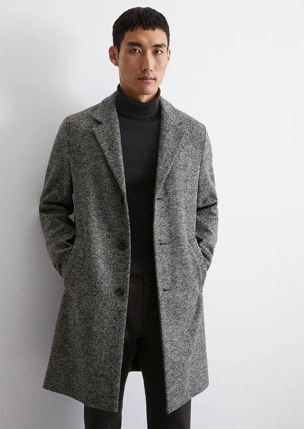 Пальто из смесовой шерсти