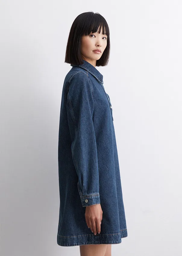 Джинсовое платье из органического хлопка