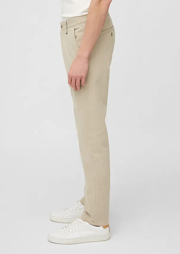 Зауженные брюки чиносы STIG из ткани добби Marc o'Polo - фото 5