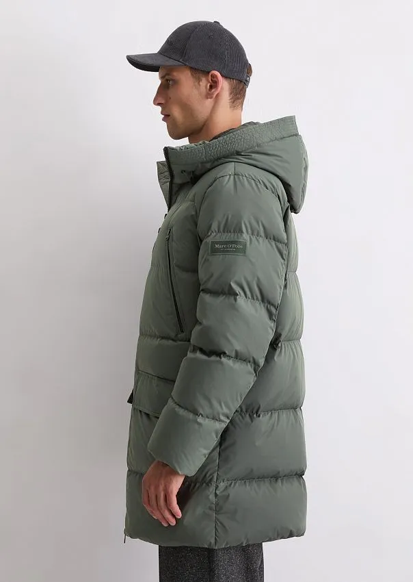 Стеганый пуховик с фиксированным капюшоном Marc o'Polo - фото 5