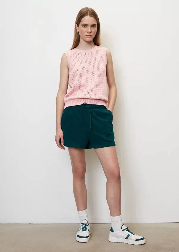 Трикотажный жилет из органической хлопковой пряжи Marc o'Polo - фото 3