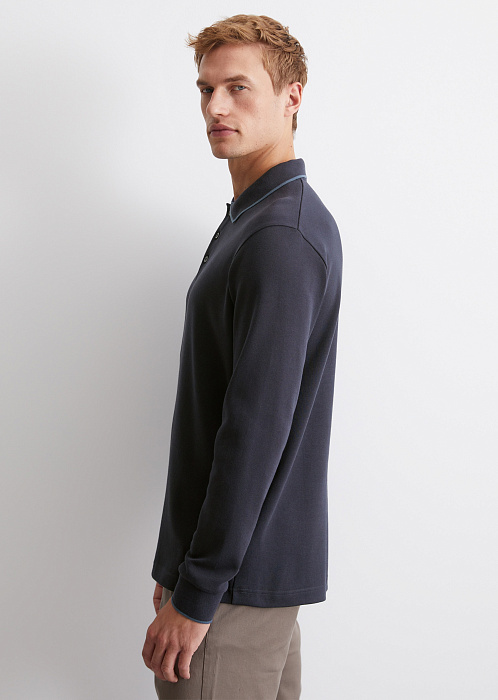 Поло с длинными рукавами