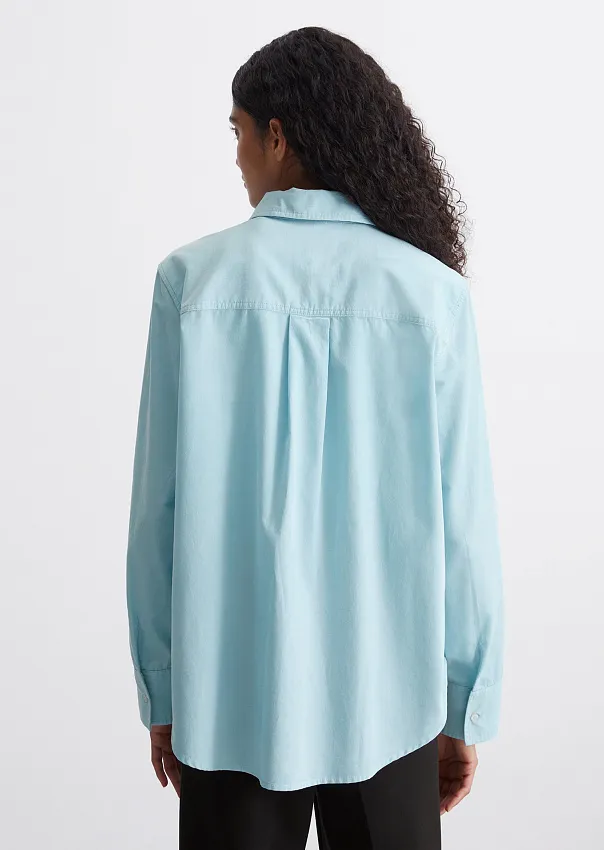 Вельветовая рубашка из органического хлопка и лиоцелла