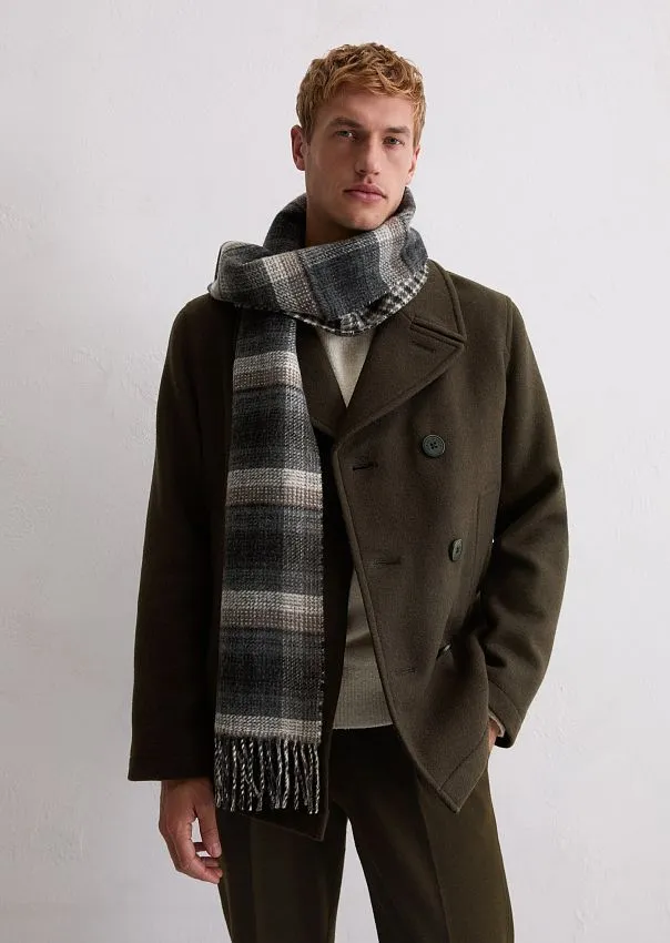 Двусторонний шерстяной шарф Marc o'Polo - фото 4