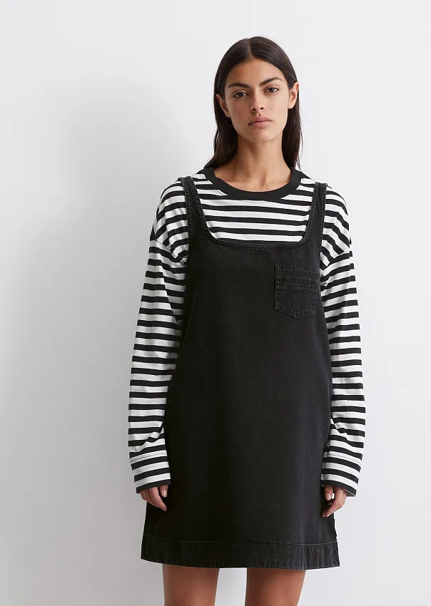 Джинсовый сарафан из смесового хлопка