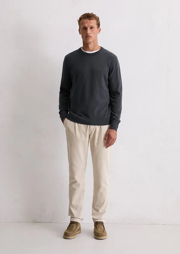 Джемпер с круглым вырезом из смеси хлопка и шерсти Marc o'Polo - фото 3