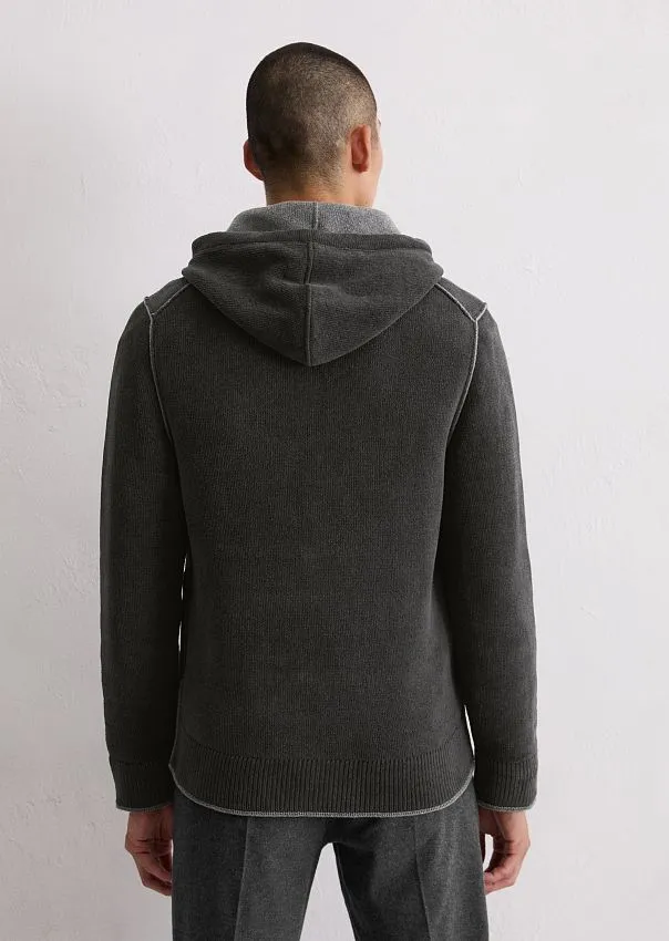 Кардиган с капюшоном из органического хлопка Marc o'Polo - фото 2