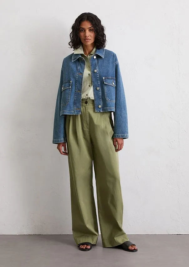 Джинсовая куртка из органического хлопка и вискозы Marc o'Polo - фото 3