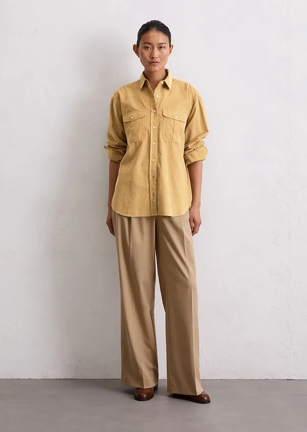 Рубашка вельветовая из органического хлопка и лиоцелла Marc o'Polo - фото 3