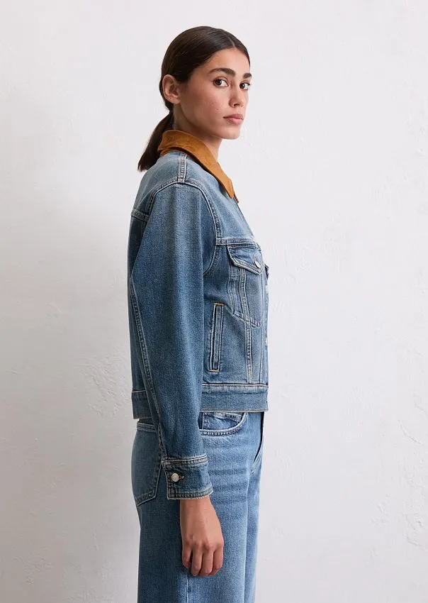 Куртка джинсовая из органического хлопка и вискозы Marc o'Polo - фото 5