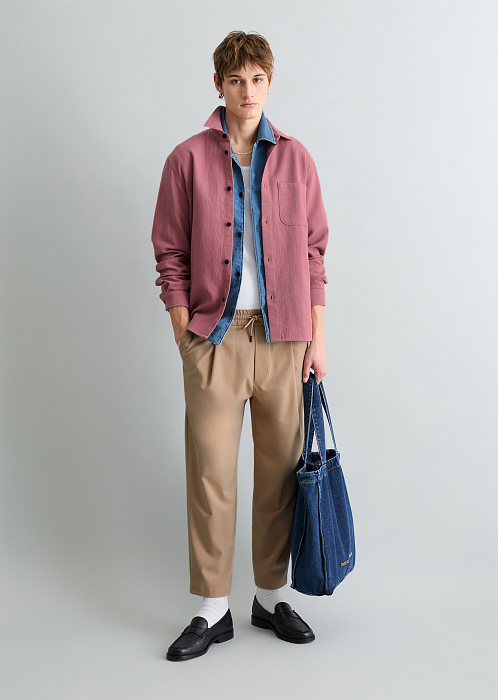 Брюки свободного кроя