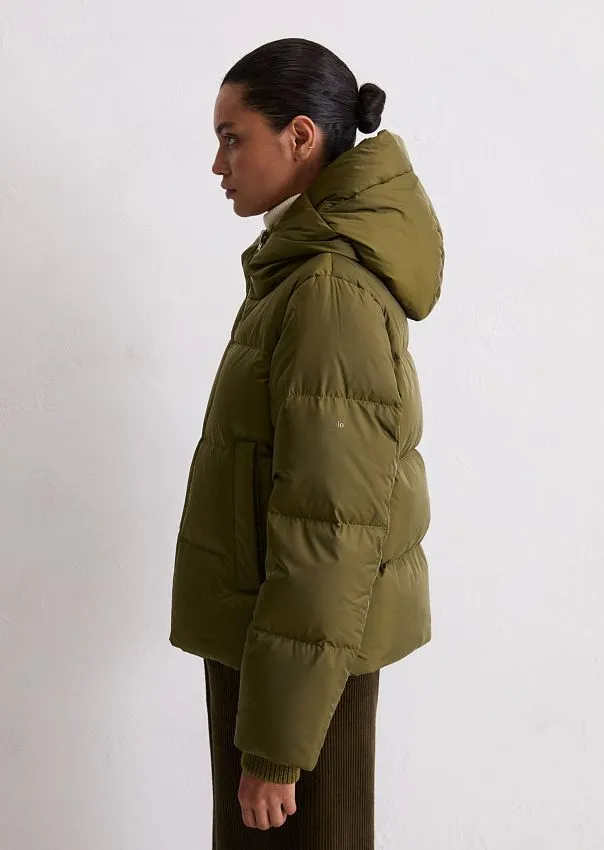 Пуховик с фиксированным капюшоном Marc o'Polo - фото 5