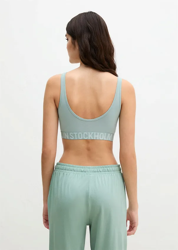 Топ из эластичного хлопка 