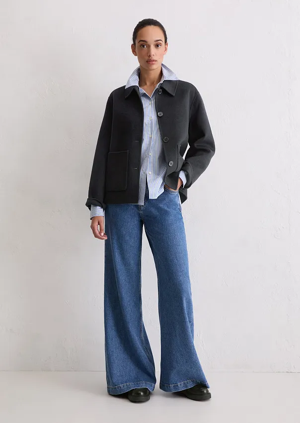 Куртка-рубашка из смесовой шерсти