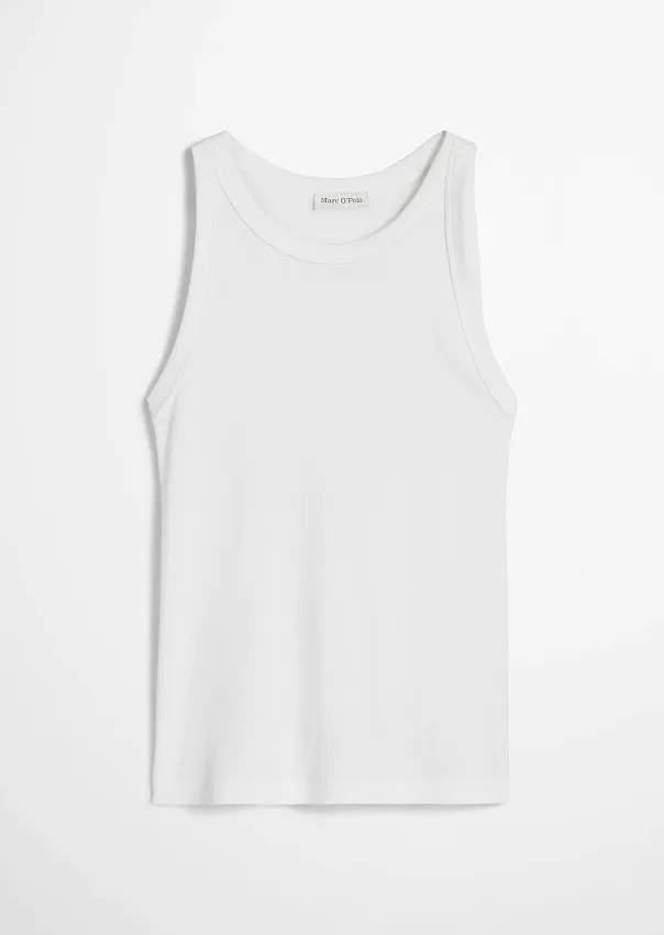 Топ в рубчик из органического хлопка