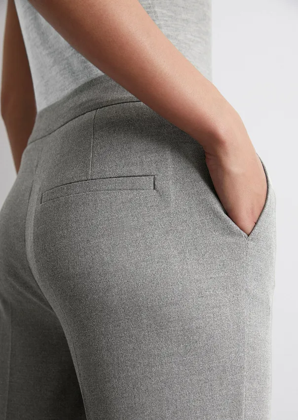 Укороченные брюки-сигареты