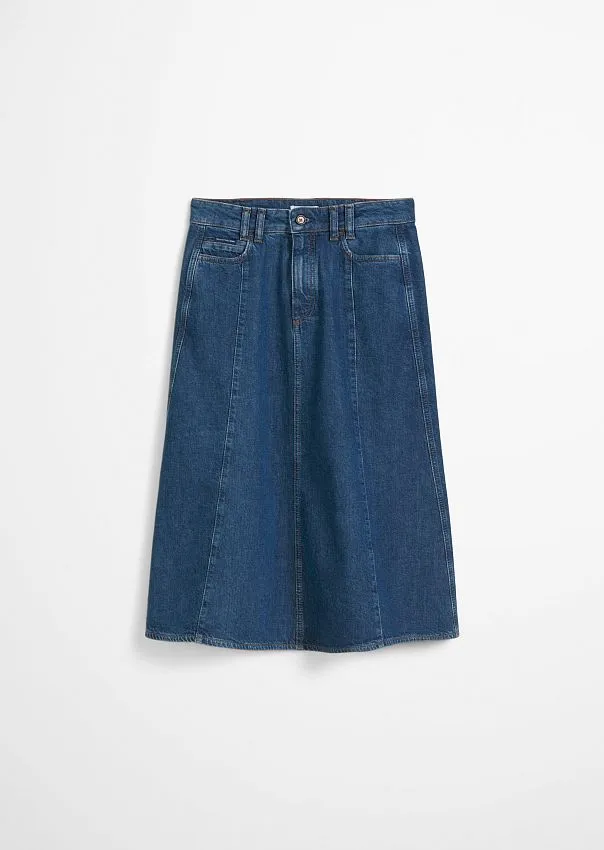 Джинсовая юбка из органического хлопка Marc o'Polo - фото 6