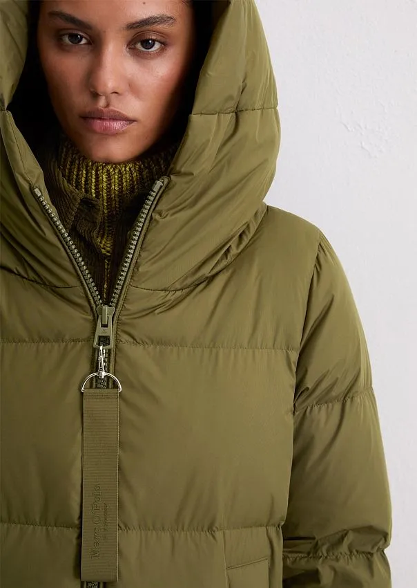 Пуховик с фиксированным капюшоном Marc o'Polo - фото 4