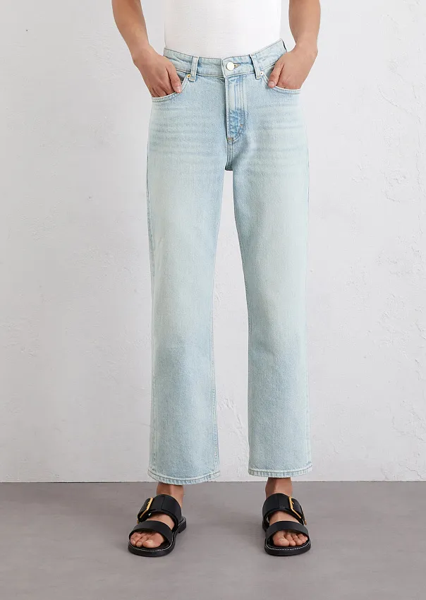 Джинсы прямые LINDE из органического хлопка и лиоцелла Marc o'Polo - фото 3