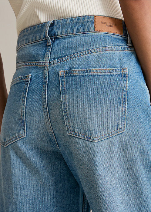 Джинсы широкие из органического хлопка