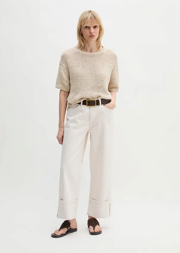 Свитер из смесового хлопка
