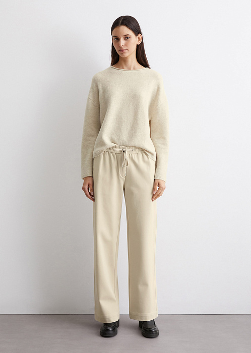 Брюки трикотажные из смесовой вискозы