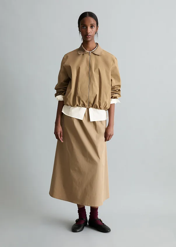 Куртка из смесового хлопка