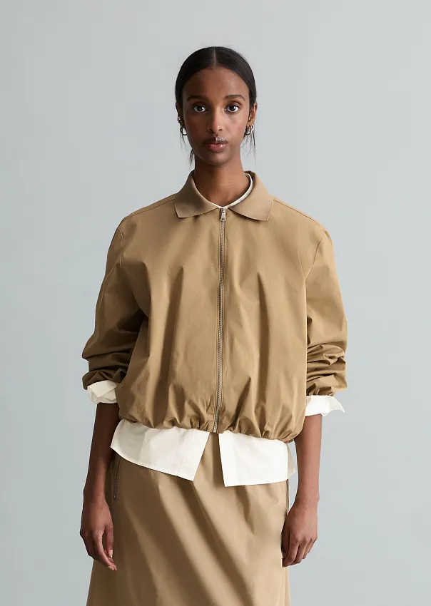 Куртка из смесового хлопка