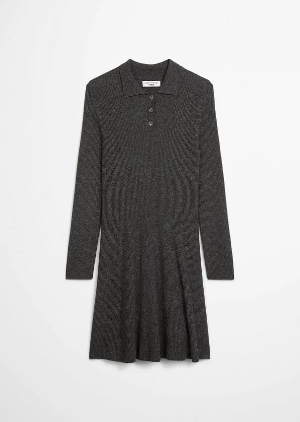 Трикотажное платье из смесовой шерсти Marc o'Polo - фото 6