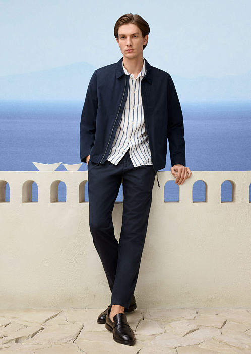 Белый/синий