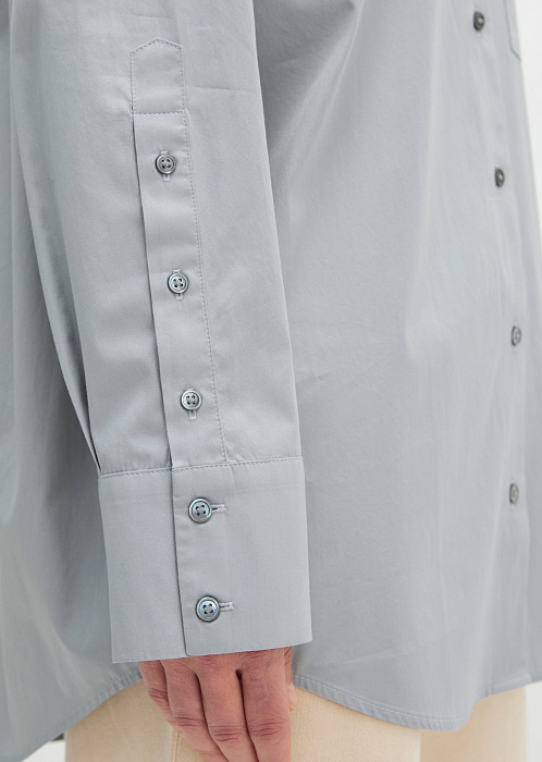 Рубашка из хлопкового поплина