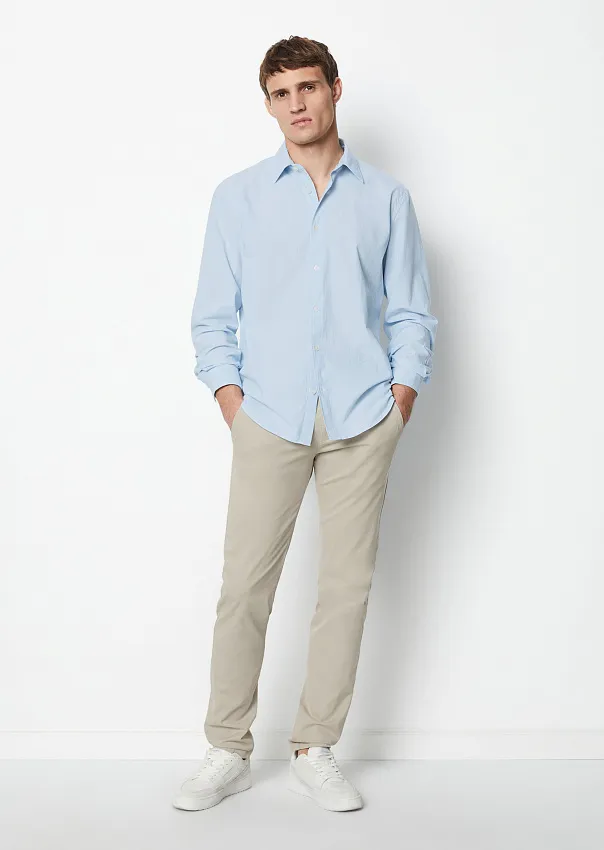 Рубашка в полоску из органического хлопка