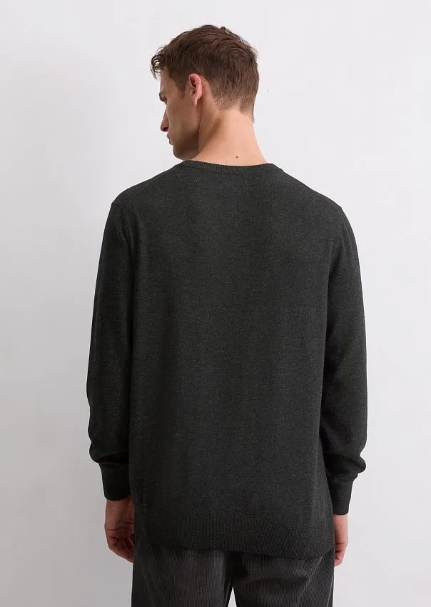 Джемпер с круглым вырезом из смеси хлопка и шерсти Marc o'Polo - фото 2