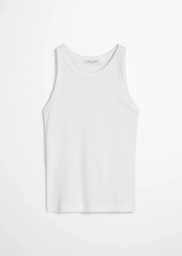 Топ в рубчик из органического хлопка Marc o'Polo - фото 6