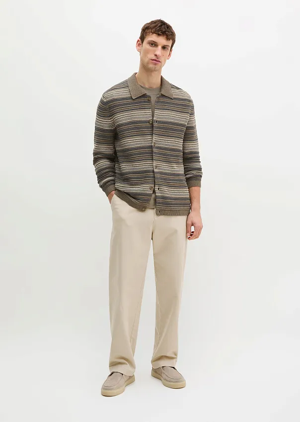 Кардиган из органического хлопка и льна