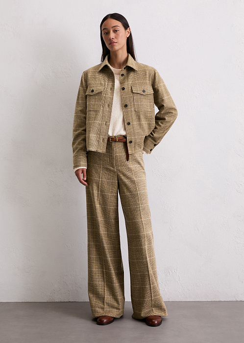 Рубашка верхняя из смесовой шерсти