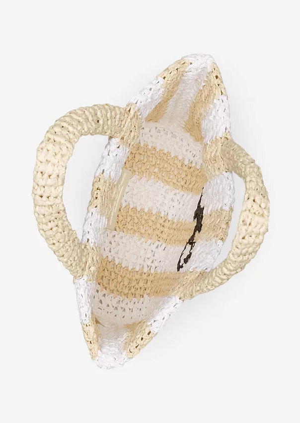 Маленькая сумка-шоппер из рафии Marc o'Polo - фото 6