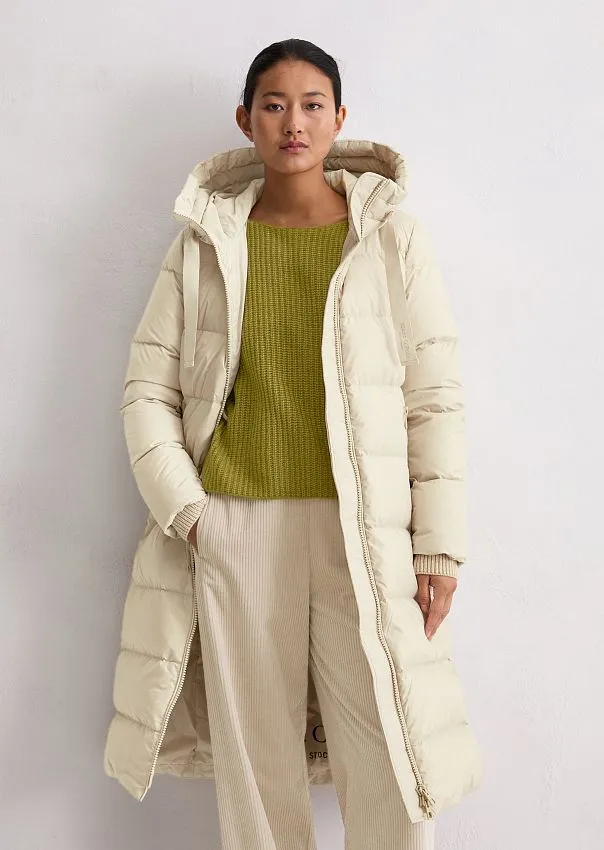 Пуховик с фиксированным капюшоном Marc o'Polo - фото 1