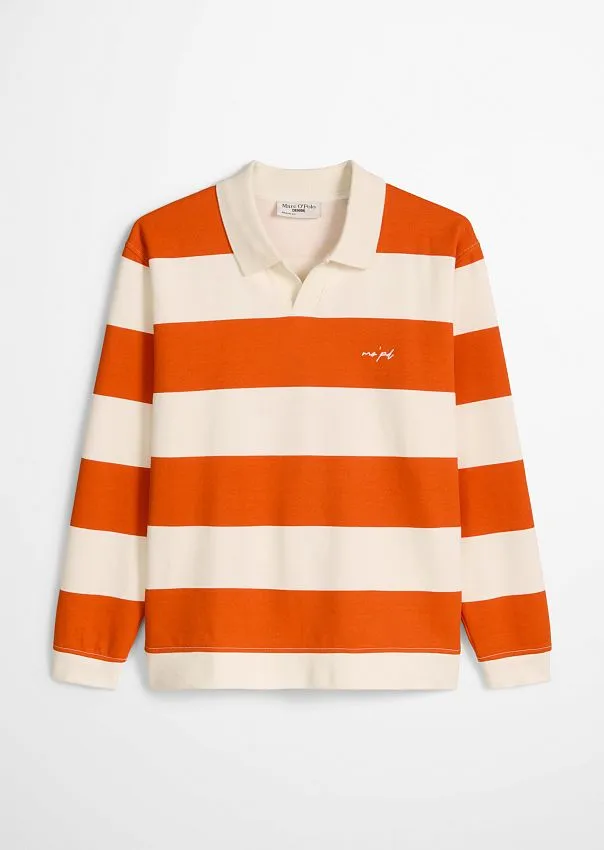 Свитшот-поло из органического хлопка Marc o'Polo - фото 6