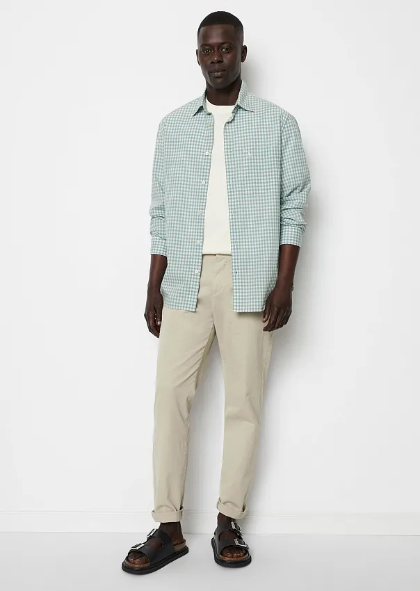 Рубашка в клетку из органического хлопка