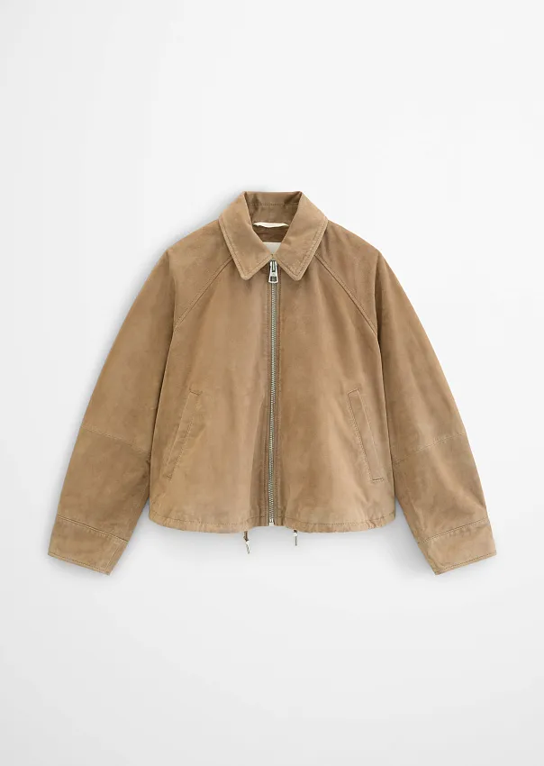 Куртка из натуральной замши