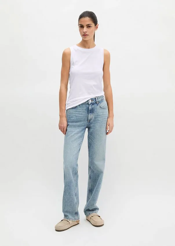Джинсы прямые из органического хлопка