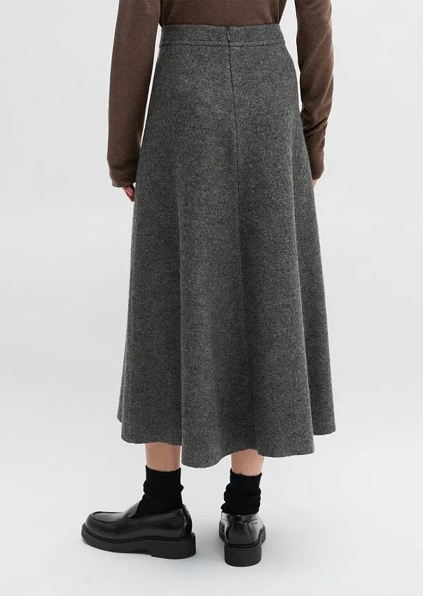 Юбка-миди из смесовой шерсти Marc o'Polo - фото 2