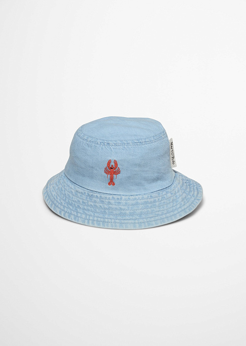 Панама джинсовая из органического хлопка