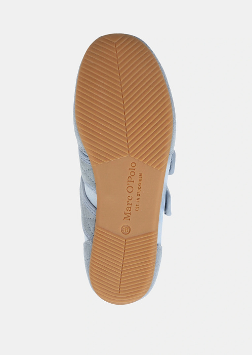 Балетки комбинированные 
