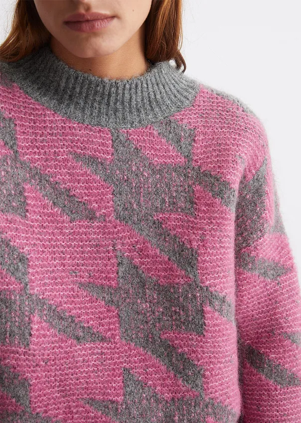 Свитер из смесовой шерсти