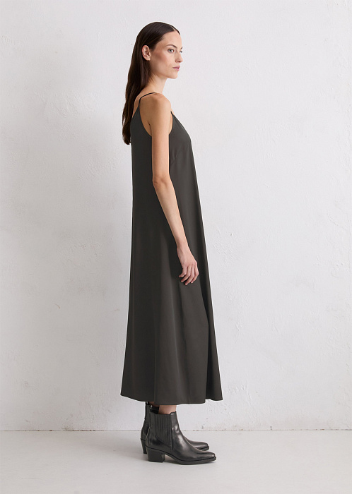 Платье атласное