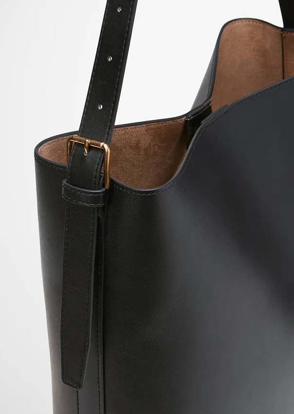 Сумка хобо из натуральной кожи Marc o'Polo - фото 4