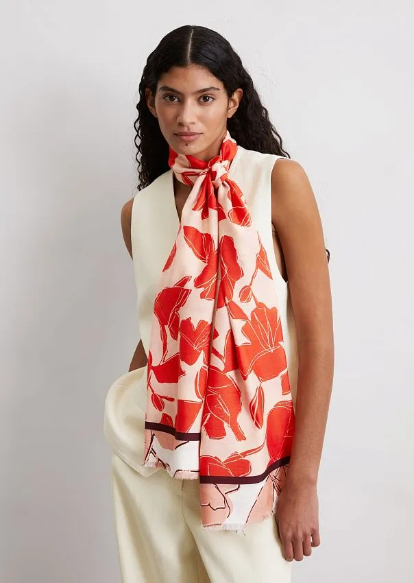 Шарф из модала и купро