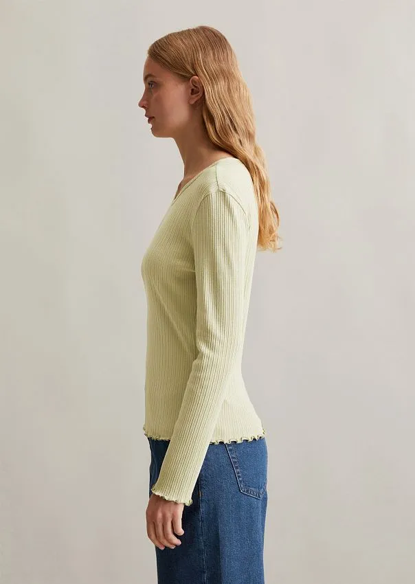 Лонгслив из органического хлопка и модала Marc o'Polo - фото 5